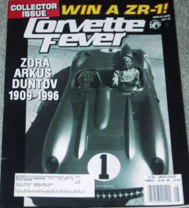 CORVETTE FEVER 1996 AUG - ZORA DUNTOV, 525hp MOUSE,'69-82 TRANS MOUNTS